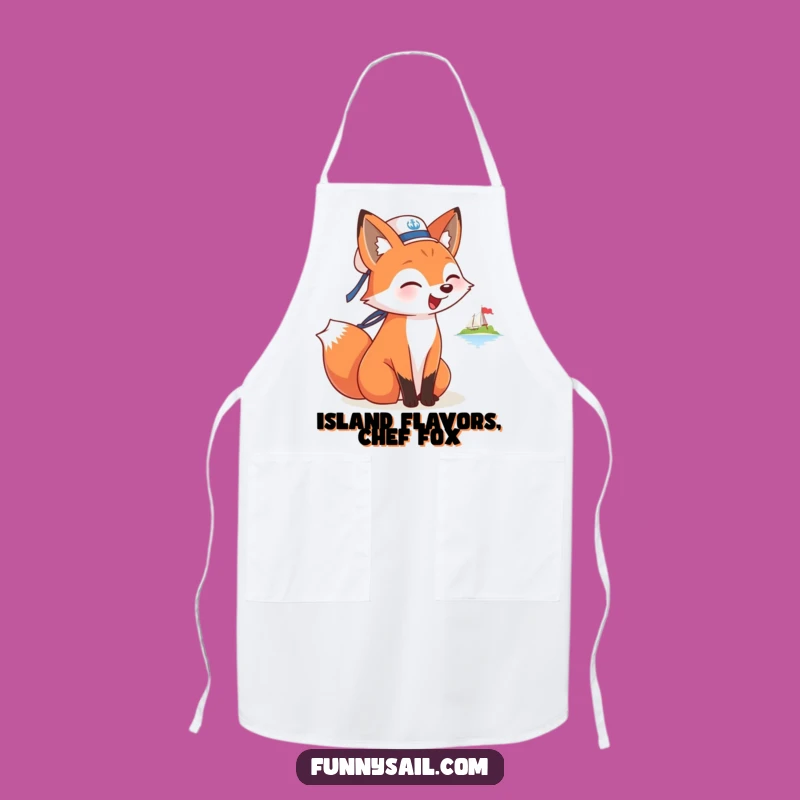 Funny Fox Sailor Apron: Kitchen Adventure, Nautical Chef, Perfect Gift