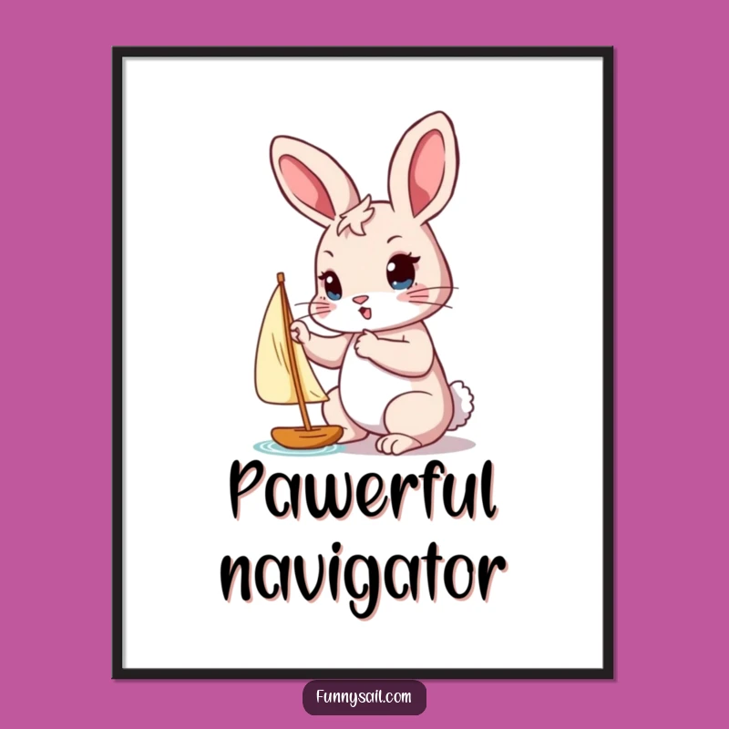 Funny Rabbit Digital Art: Instant Motivation & Hilarious Gift!