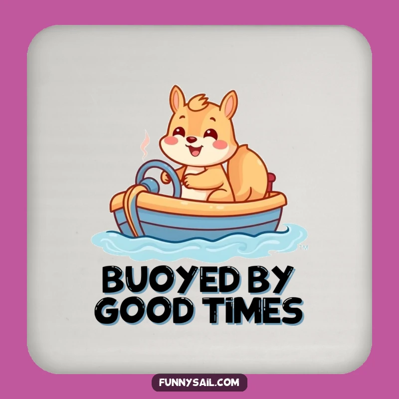 Funny Squirrel Coaster: Cheers to Fun with This Woodland Gift!