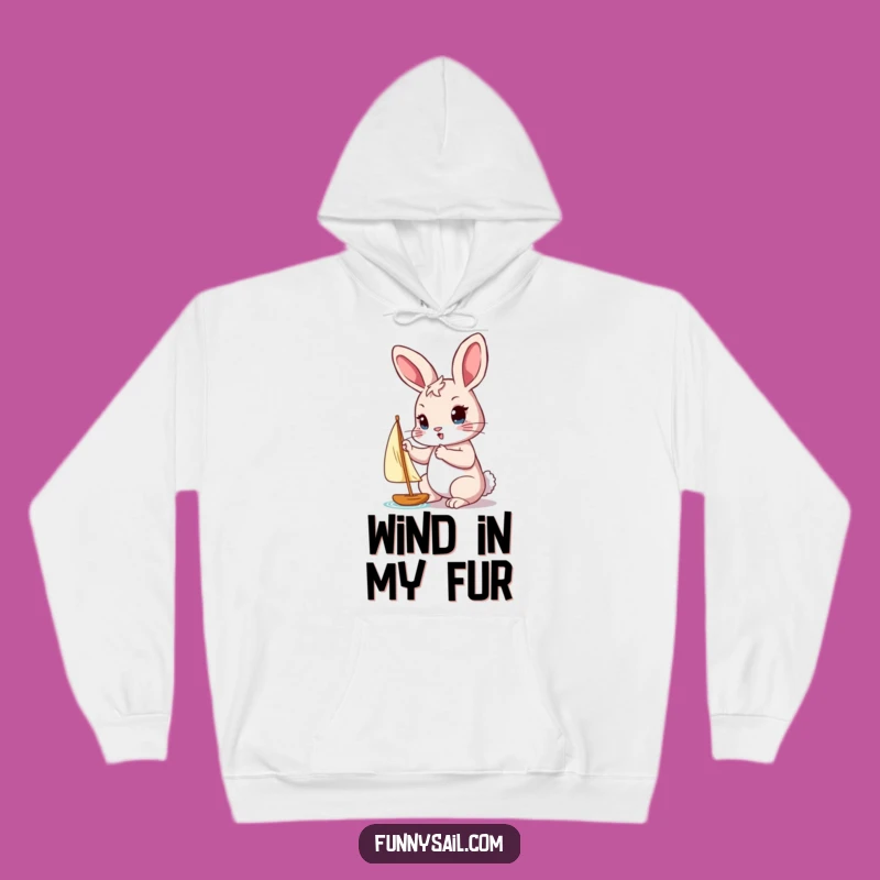 Funny Rabbit Hoodie: Cozy Determination & Perfect Adventure Gift!